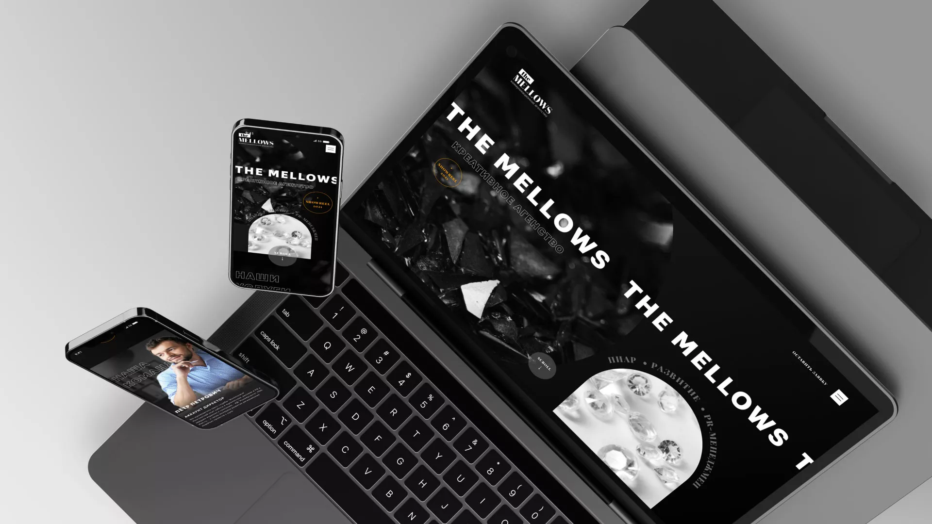 Разработка сайта креативного агентства «The Mellows» в Артёмовском